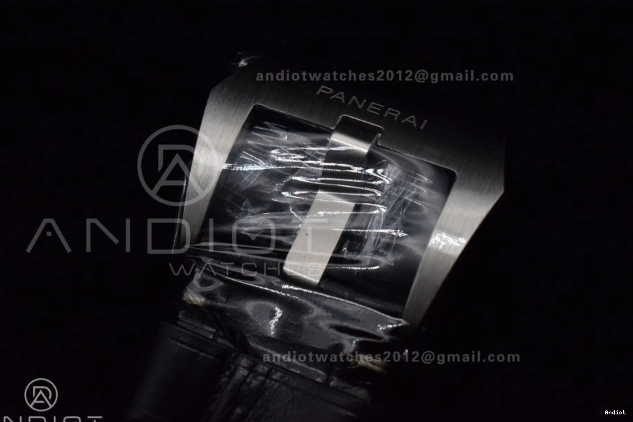 Best 1:1 on Black Dial P.9010 Edition PAM1312  Black VSF Leather Strap 1126